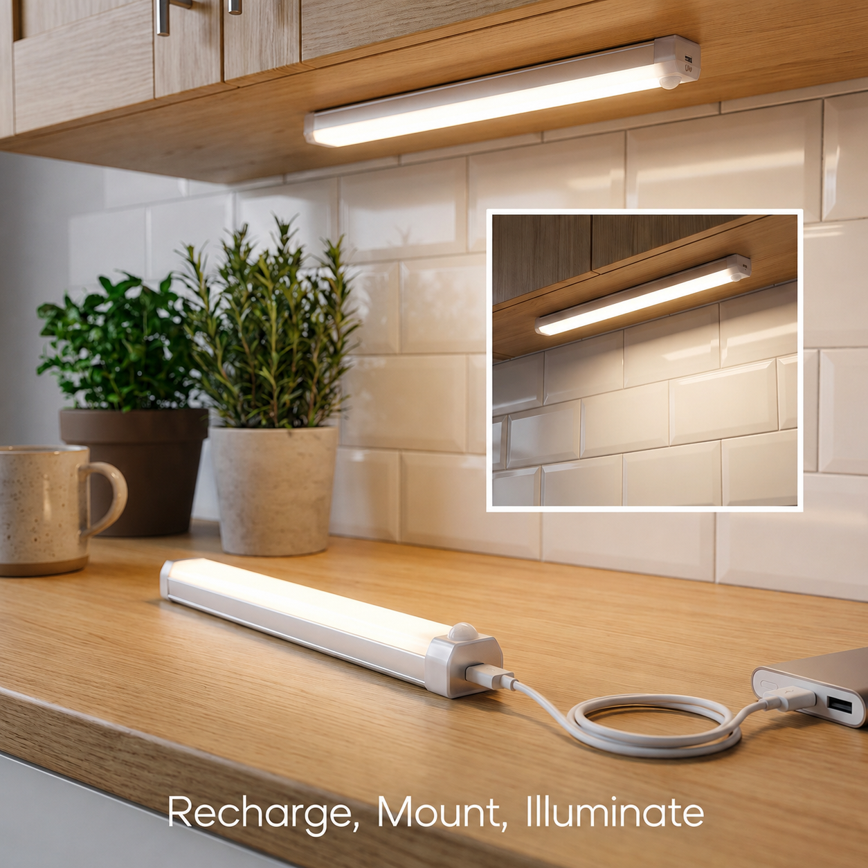 Rechargeble Motion Sensor LED Light