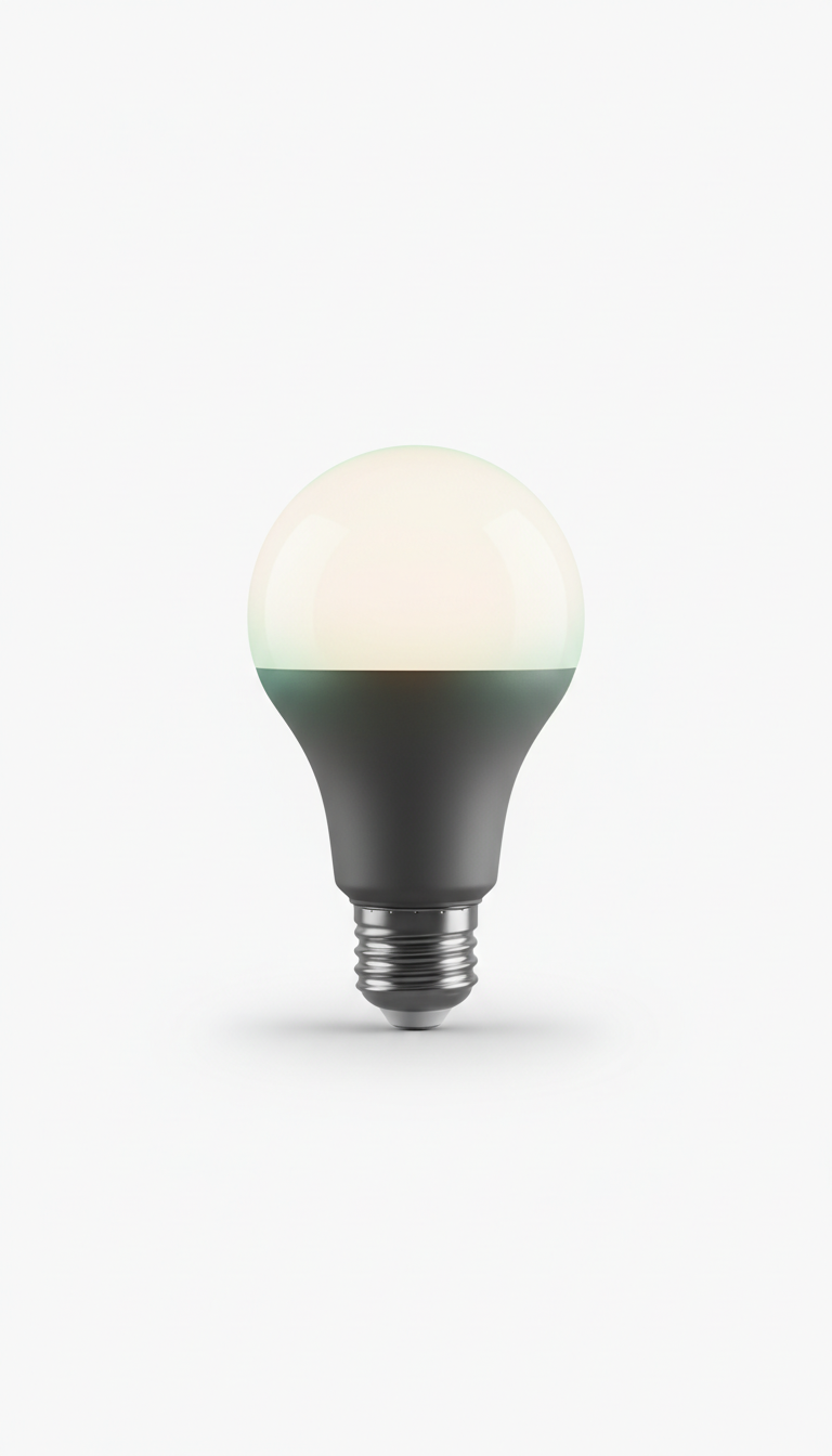 App-controlled LED bulb with color spectrum