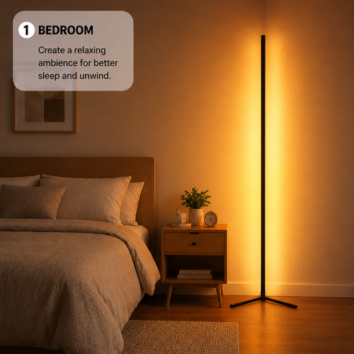 Basic RGBICW Smart Floor Lamp